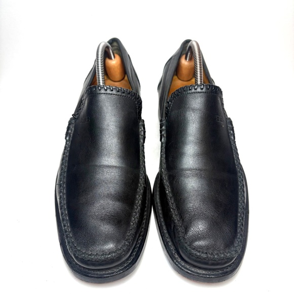 Balenciaga Italian Black Leather Driving Loafer | 9 main image 9